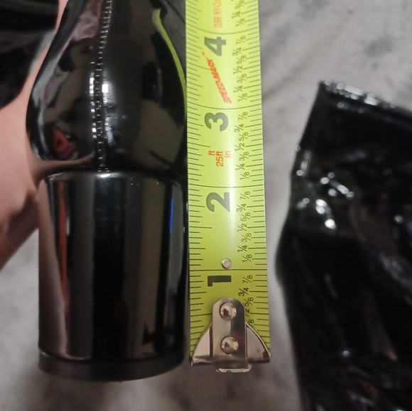 Bamboo block heel over the knee boot - Picture 8 of 10